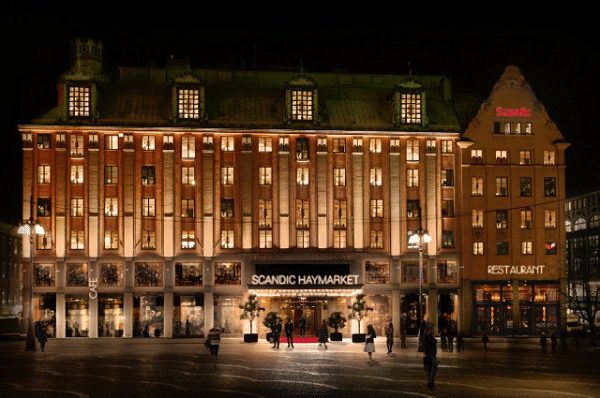 Stockholm, Sweden. September 2019. the windows on a city center